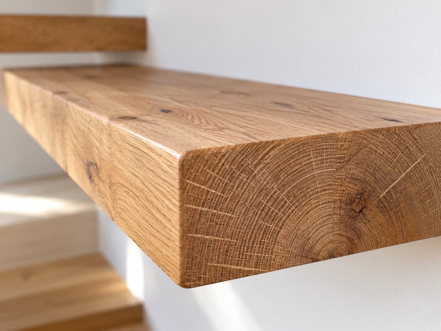 Tread end grain closeup