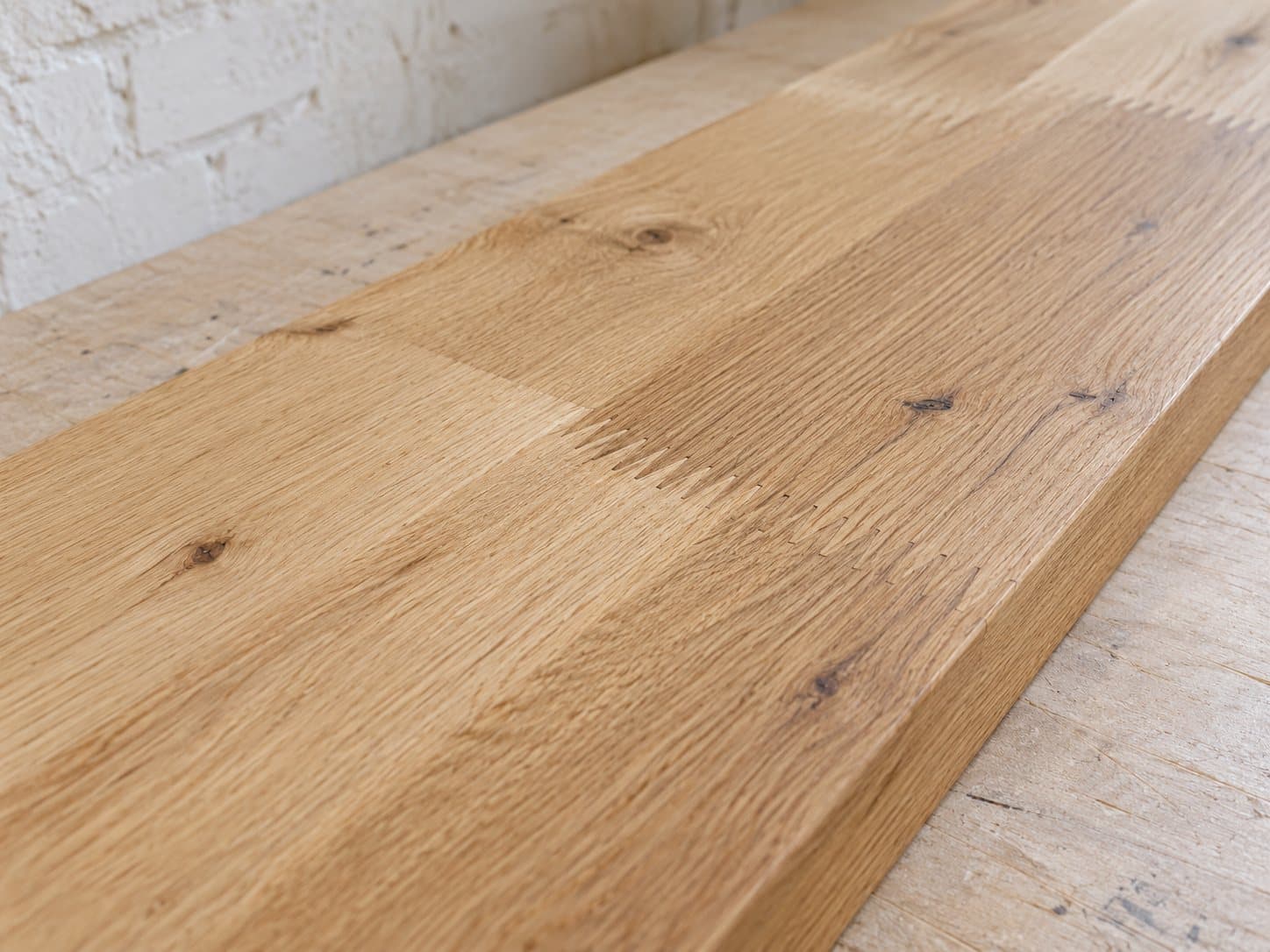 Finger jointed oak boards