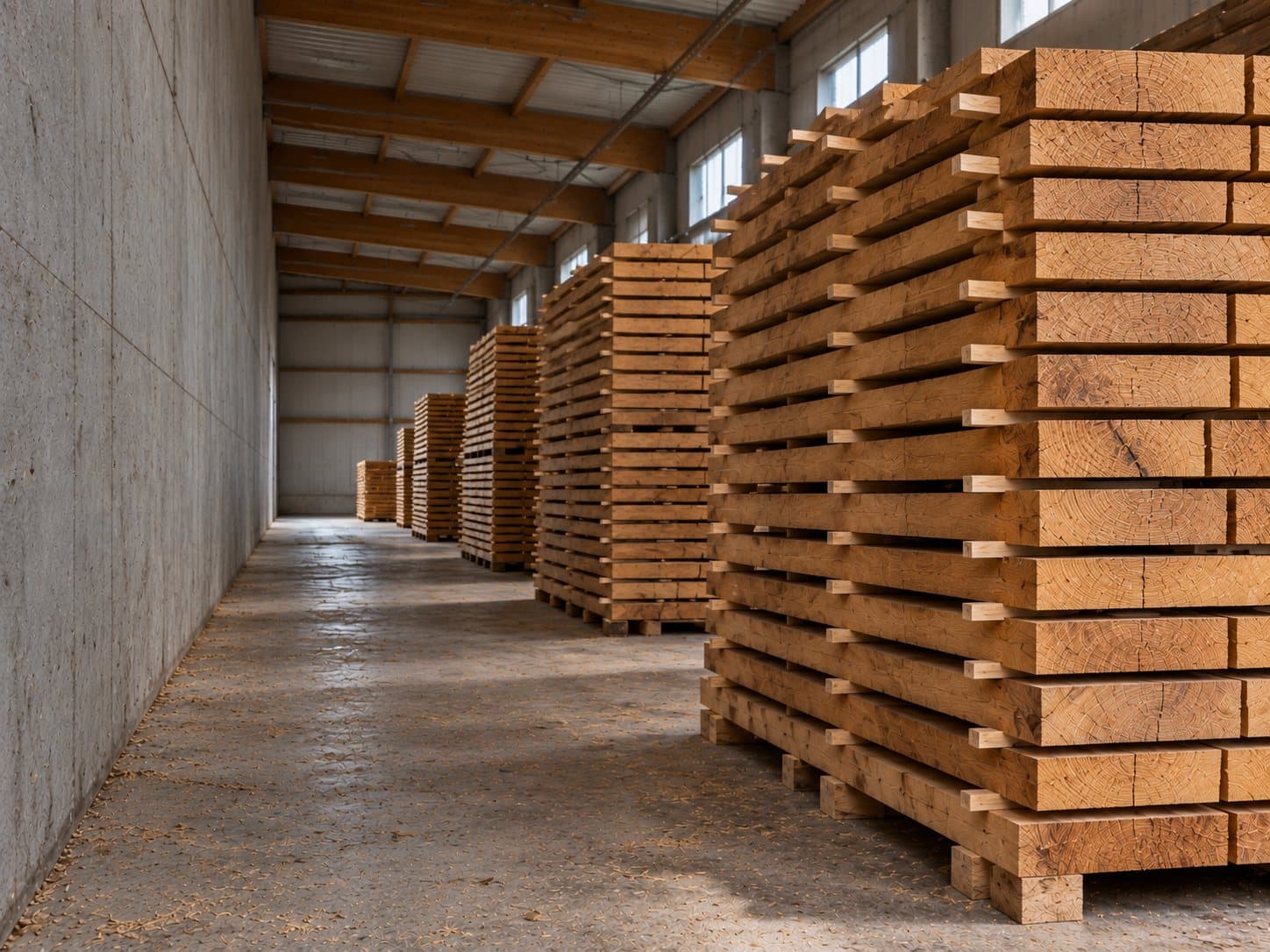 Oak boards
