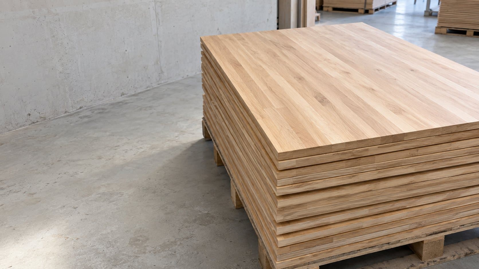 Solid oak panels
